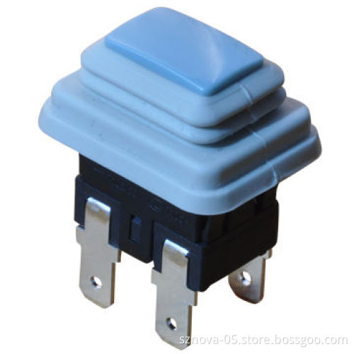 Power Switch in Red/Green/Yellow/Black, Available in H-slotted Actuator, UL-/VDE-/CE-approved
